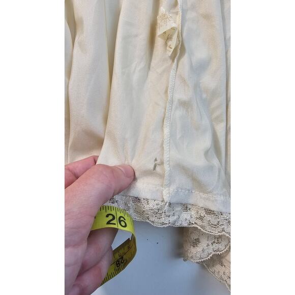Miss Elaine Peignoir Robe nightgown & Dress Women S Ivory BUTTER SOFT Nylon Lace - Picture 5 of 10